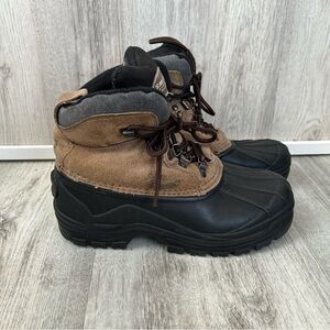 Smiths Waterproof Boots Boys Kids Youth Size 4 Hiking Fishing Hunting Snow Boots